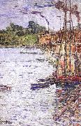 Childe Hassam The Mill Pond at Cos Cob china oil painting artist
